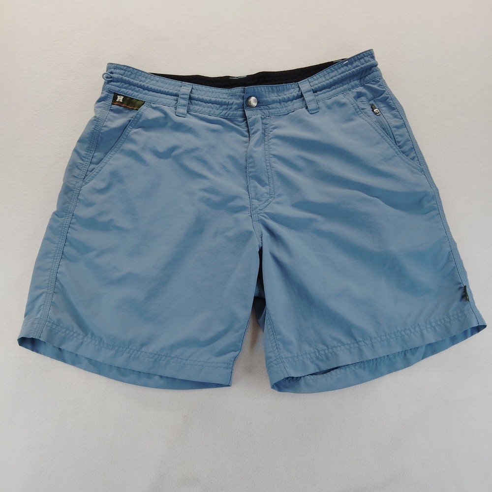 Howler Bros Horizon Hybrid Short Mens 34 Blue Excellent Ripstop Pliers Pocket